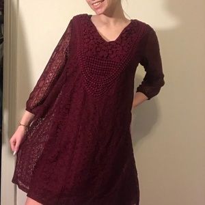 Red Lace Dress
